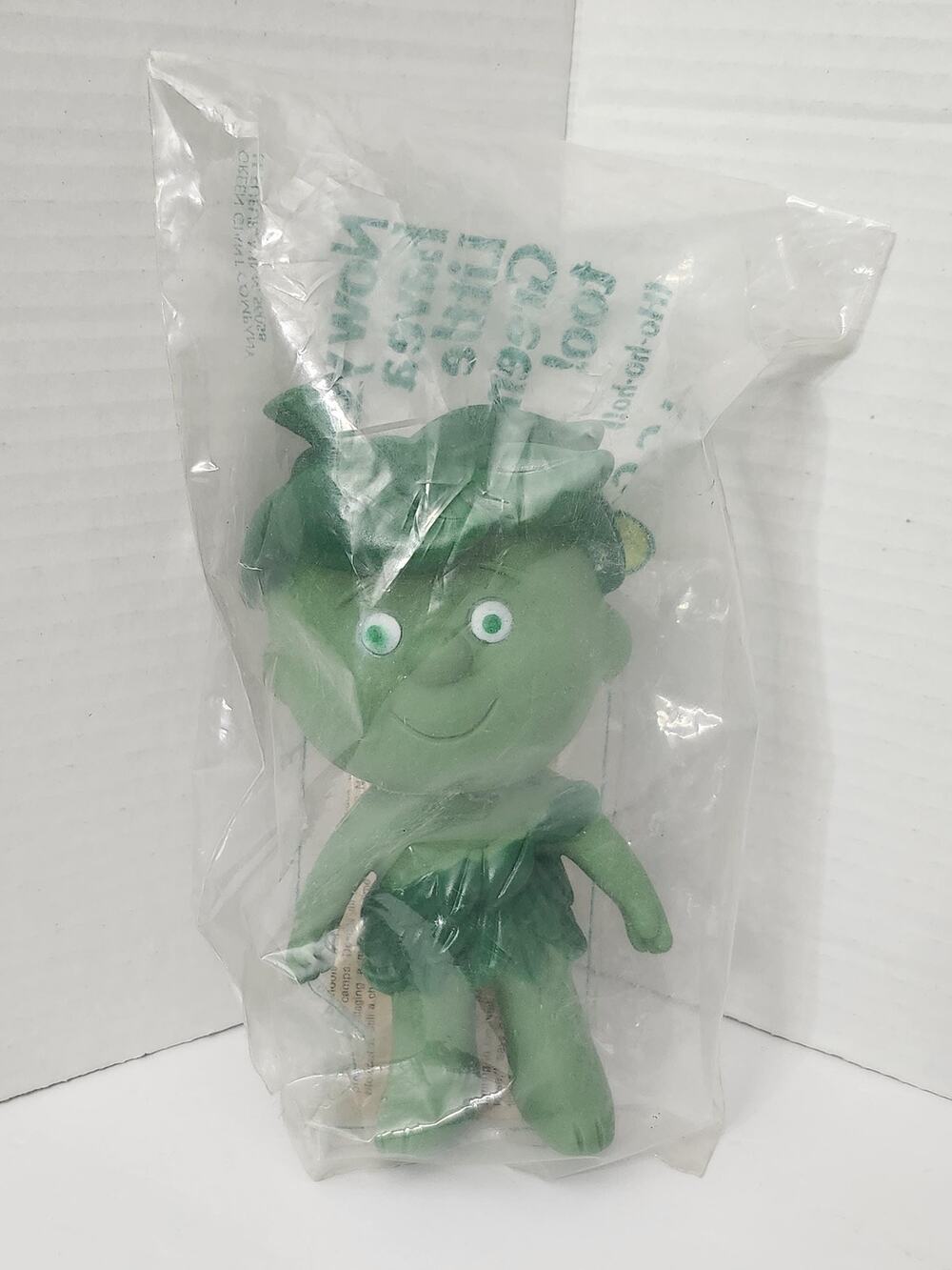 Vintage Jolly Green Giant Little Green Sprout Vinyl Doll Figure New In Bag 1974